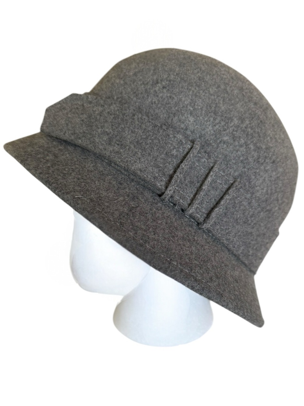Giovannio Vintage 100% Wool Luxury Cloche Hat